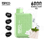 BECO PRO 6000 PUFFS 50MG - BUBBLEGUM ICE